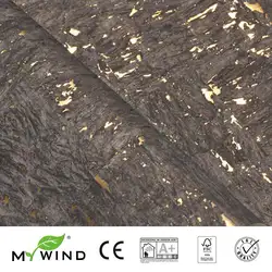2019 MY WIND Brown With Gold Wallpapers Luxury 100% Natural Material Safety Innocuity 3d Wallpaper In Roll Home Decor Luxurious