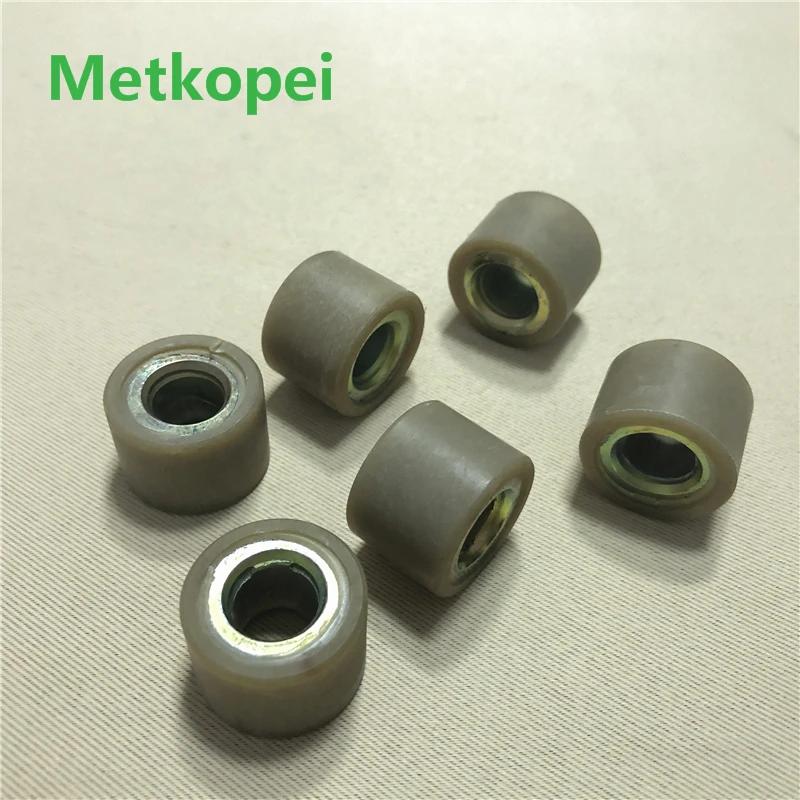 6 pcs Variator Roller Weight 24x18mm for Scooter ATV CFMOTO CF250 CH250 CN250 Foresight 250 FORZA 250 28.5g