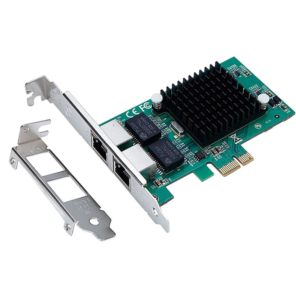 

Intel82575 Server Chipset Gigabit PCI-Express Network Card 1000M PCI-e Double RJ45 Port NIC Adapter