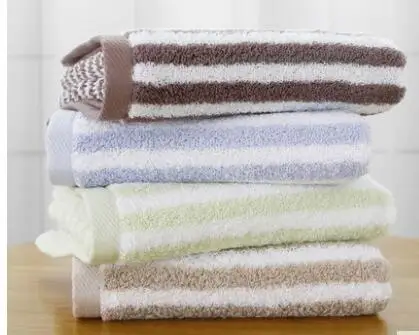 

Long-staple cotton towel cotton wash adult household soft absorbent bath cotton striped thickening towel