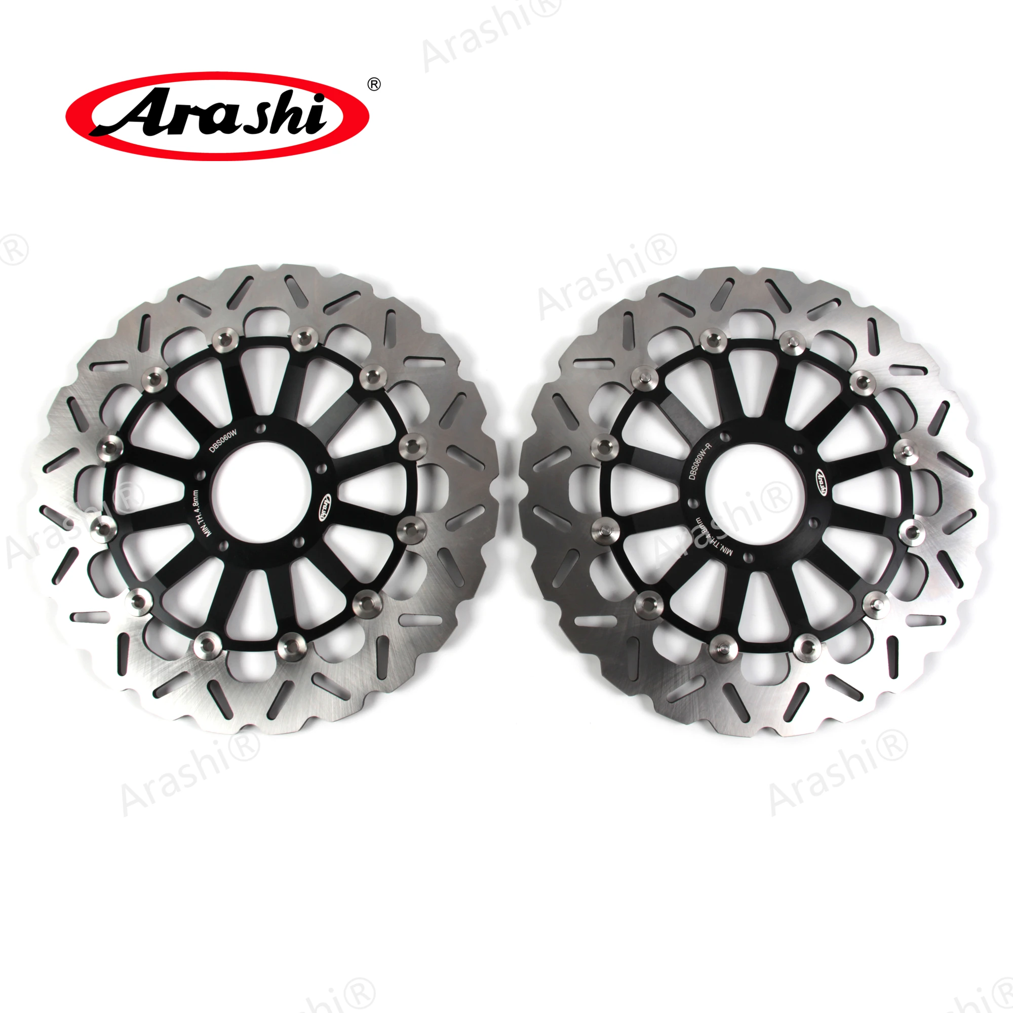 ARASHI For DUCATI DESMOSEDICI RR 1000 2008-2009 CNC Front Brake Rotors Brake Disc 1098 1098S 1198 STREETFIGHTER PANIGALE