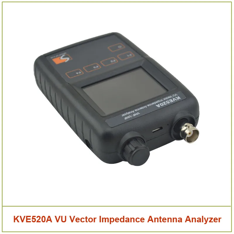 KVE520A vhf/uhf vu vector impedenza antenna analyzer (133-177/195-280/395-520 mhz) con 5 pz adattatori per amateur ham radio