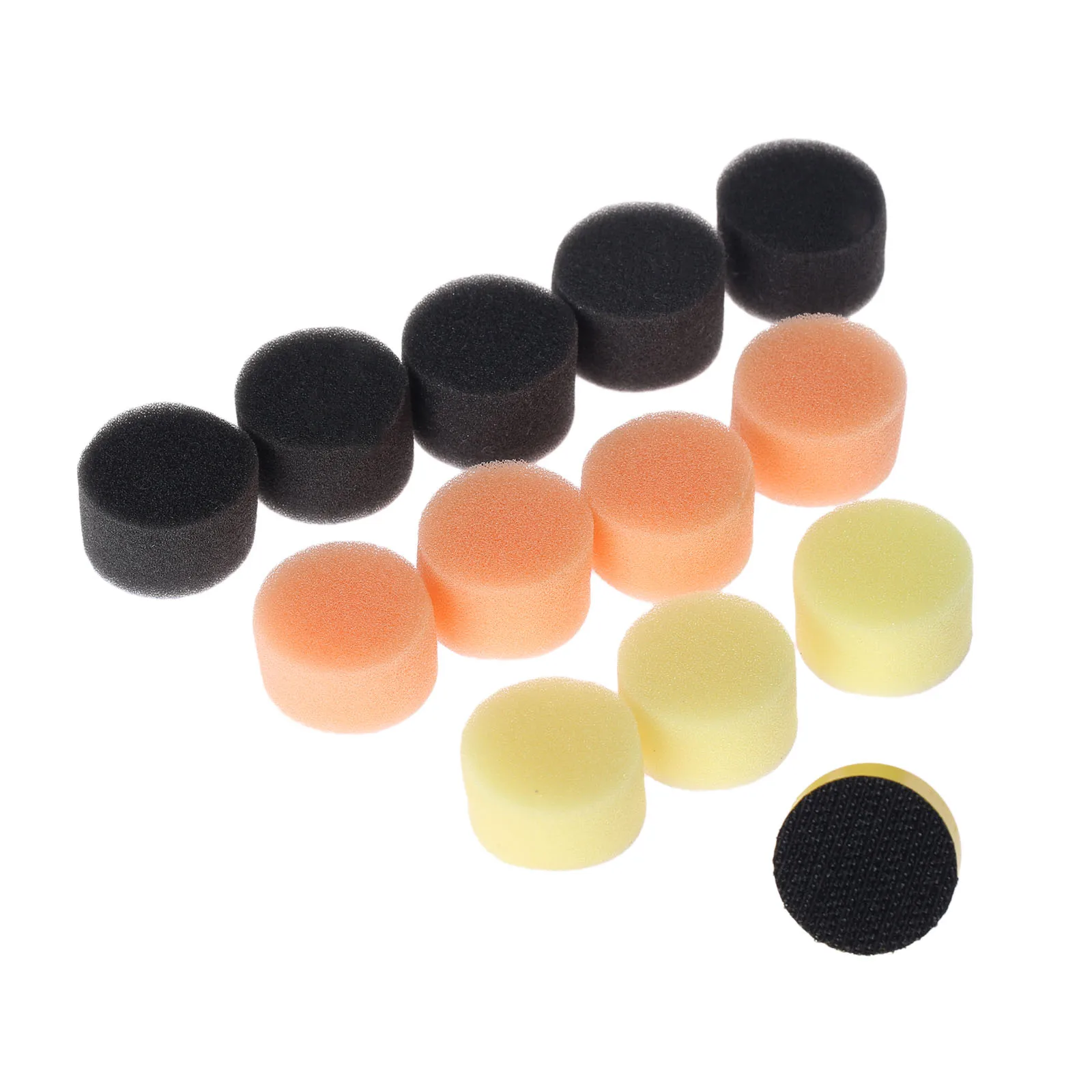 Imagem -04 - Dreld 50 Peças Polegada 25 mm Esponja Enceramento Polimento Almofada para Polidor de Carro m6 Almofada de Polimento Placa Backer para Dremel Ferramenta Rotativa