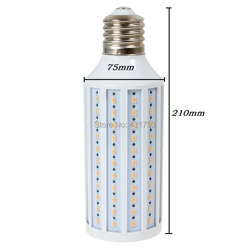 E40 LED Corn bulb Lamp 50W 165 LED Bombillas 5730 SMD for Outdoor street lighting Home Jelwery showcase shop 110V/220V 5pcs/lot