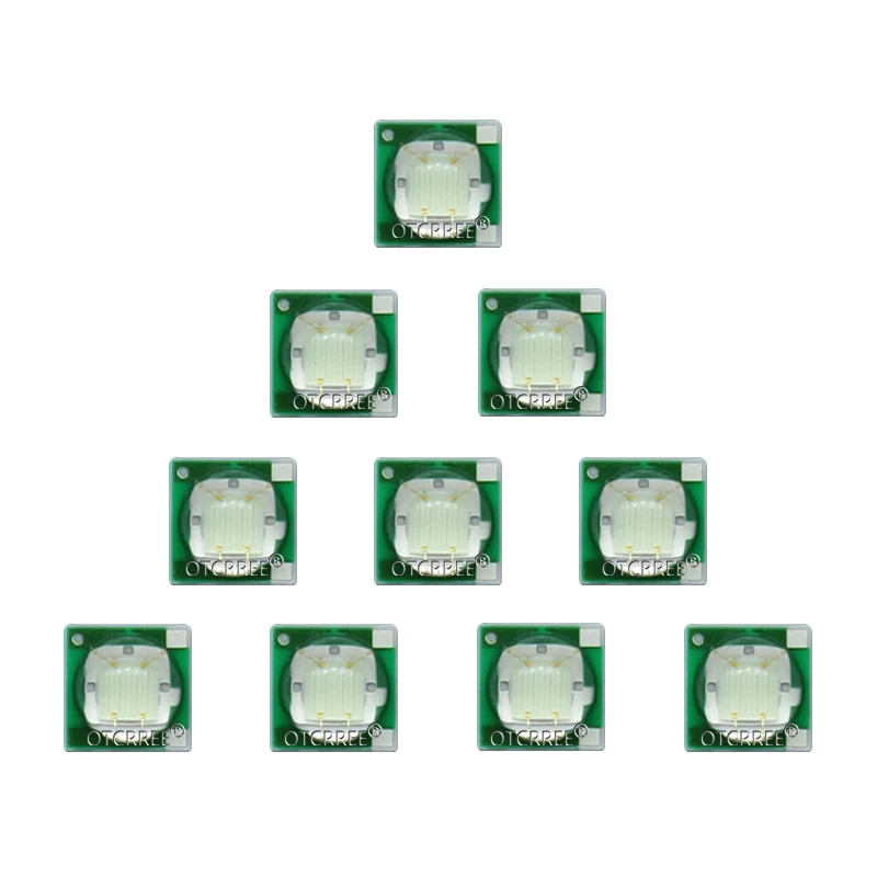 10-100PCS 3W 495-500nm Ciano Ghiaccio Lago di Colore Blu 3535 Epileds LED Ad Alta Potenza Diodo Emettitore di Luce su 16 millimetri/20 millimetri di