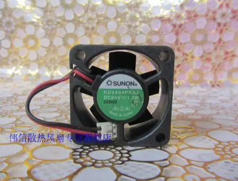 Wholesale:SUNON 24V 1.2W 40*40*20 KD2404PKS2 model TM  speed line 2 line fan