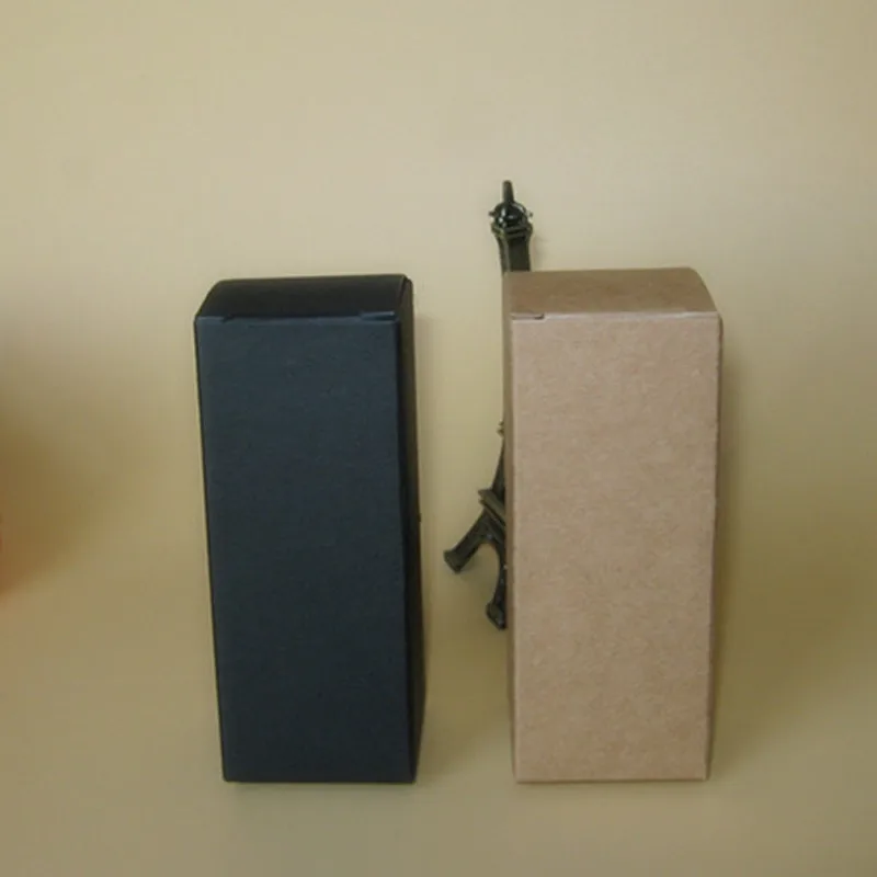 

2.5*2.5*5.2CM Black White Brown Paper Box Lipstick Cosmetic Packing Box Essence Bottle Packaging Box Small gift Box 200pcs\lot