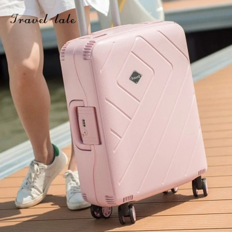 Travel tale Portable And Contracted PP 20/24/28 Inches Rolling Luggage Spinner Brand Travel Suitcase Fashion Travel Luggage