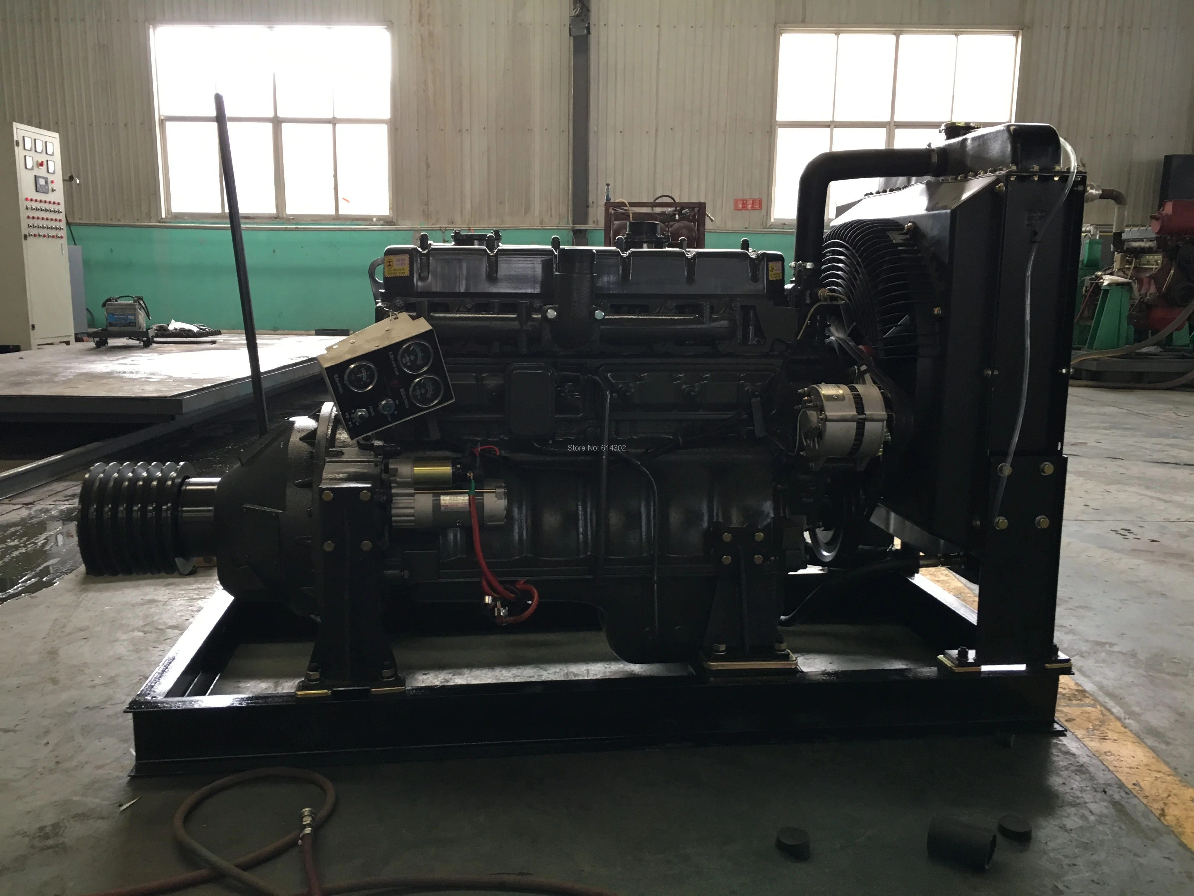 70kw/95Hp weifang fixed power diesel engine R6105AP for Water Pump & fixed power Usage with clutch connecting