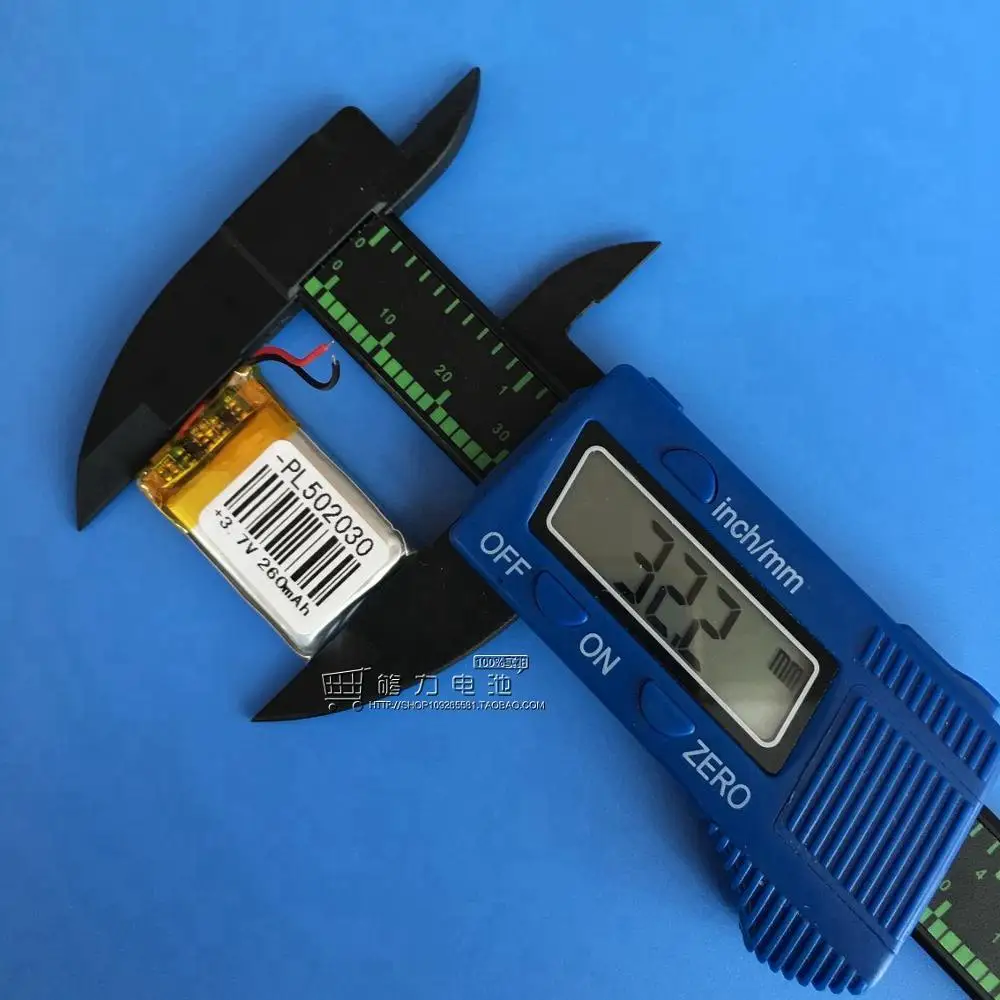 جديد رائج 3.7 فولت بطارية ليثيوم بوليمر 502030 260 مللي أمبير قلم تسجيل MP3 بلوتوث سوار ذكي ساعة قابلة للشحن خلية ليثيوم أيون