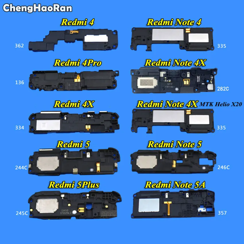 ChengHaoRan 1Piece Loudspeaker Speaker For Xiaomi Note 2 3 Mi Max 2 3 Mix 1 2 2s Loud Speaker Sound Buzzer Ringer Flex Cable
