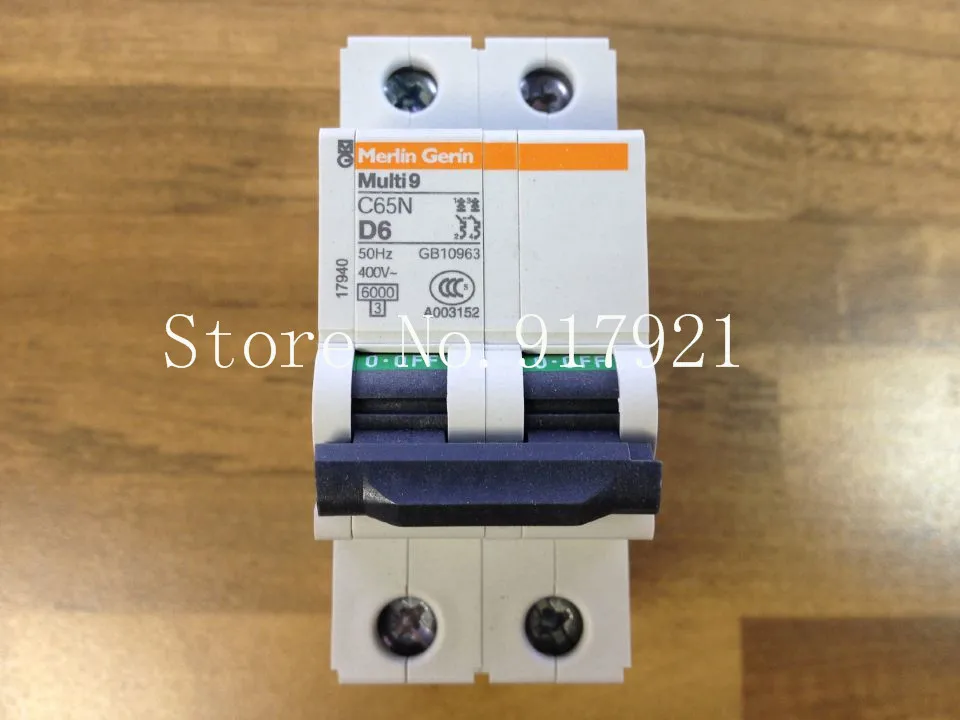 [ZOB] original original Multi9 C65N D6 miniature circuit breaker 2P6A 17940 genuine original  --5pcs/lot