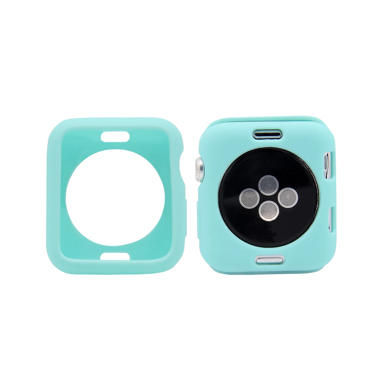 Soft Silicone Case For Apple Watch Series 1 2 3 Cover Camouflage Frame Full Protection For iWatch 42mm 38mm TPU Case