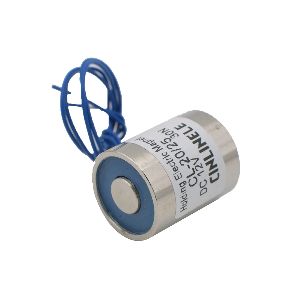 D20mm*H25mm 3KG 30N Holding Electric Magnet Lifting  Solenoid Sucker Electromagnet DC 6V 12V 24V Non-standard custom