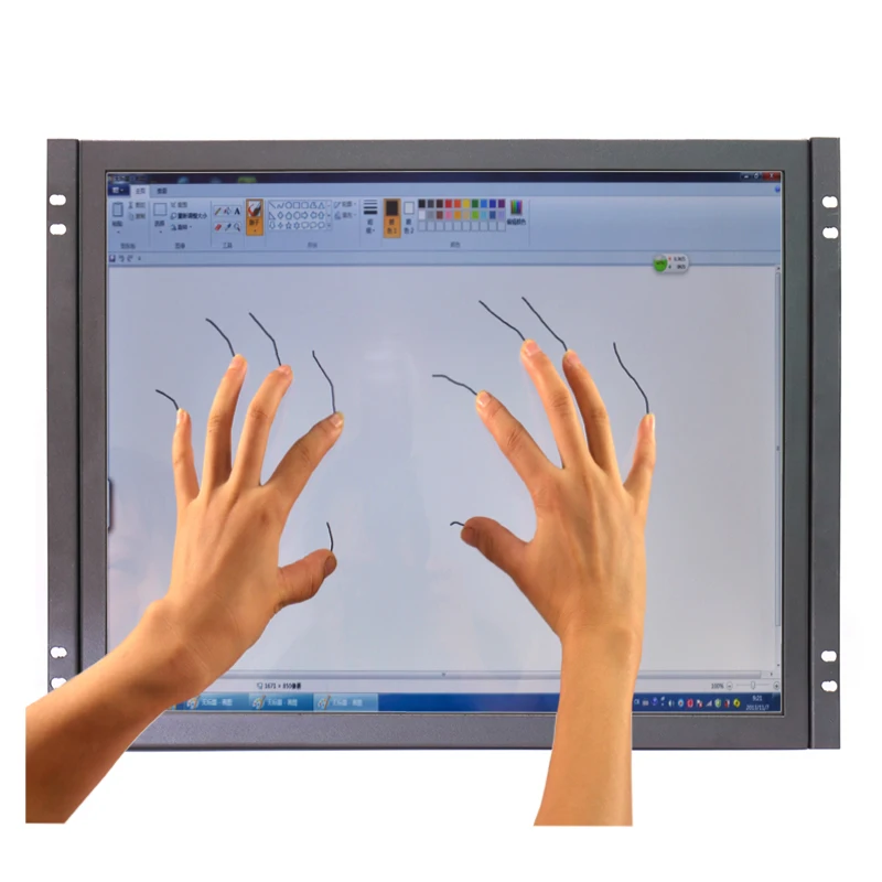 

HD Open Frame Monitor 17 Inch Capacitive LCD/LED Screen 1280*1024 Ratio 4:3 Industrial Display With AV/BNC/VGA/HDMI/USB