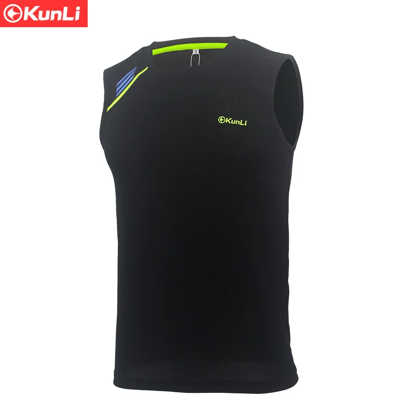 Kunli 2017 camicia da tennis da uomo nuova sport all'aria aperta O colletto abbigliamento da corsa abbigliamento da badminton T-shirt da calcio corta da basket