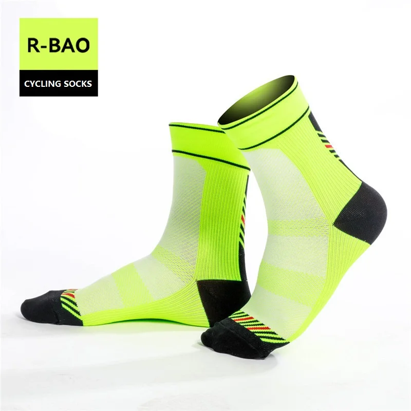 RB7801 R-Bao Men/Women Cycling Socks High-quality Assorted Colors Sports Socks Quick-Dry Bicycle Socks