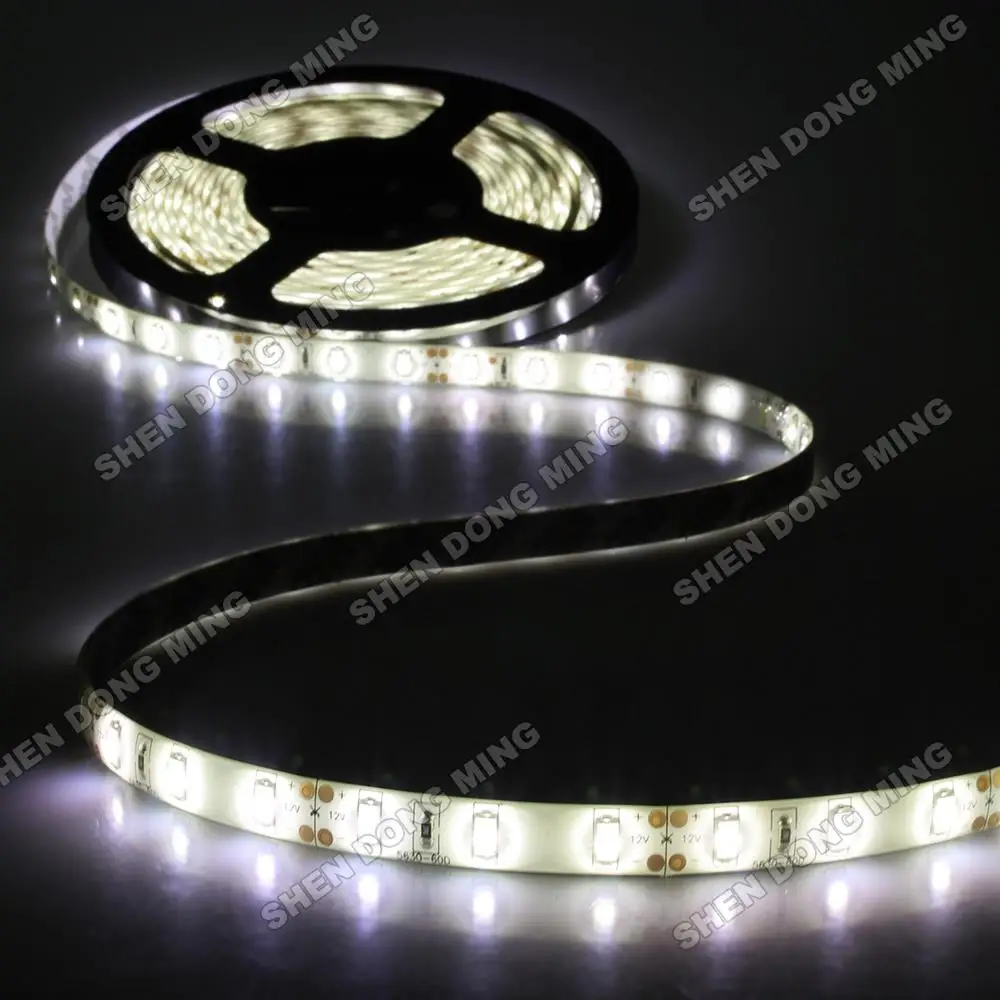 

white/cold white/warm white Waterproof led strip 5630 SMD Water proof IP65 led ribbon DC12V 60Leds/m 14.4w/m flexible led light