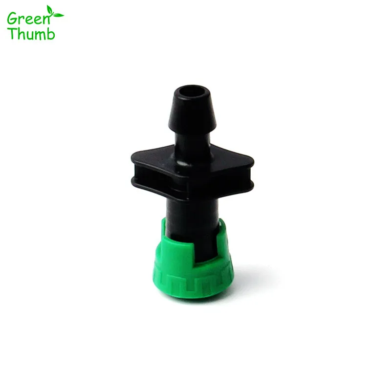 7pcs 16 mm Green Bypass Connector Drip Tape Pull Buckle Connector Hose Fittings Adapter For Garden Irrigation Micro Drip