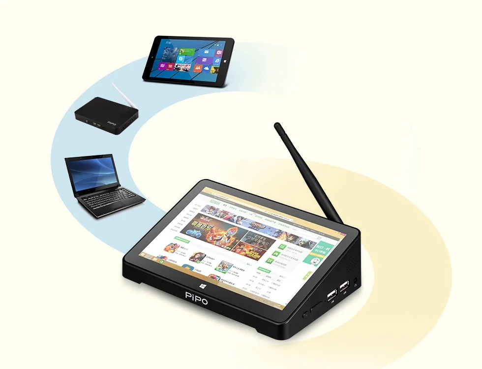 PIPO X8 Pro X8R Mini PC 7 inch 1280*800 Win10 / Android 7.1 / Linux Intel N4020/N3350/RK3288 2G/4G RAM 32G/64G ROM BT Tablet PC