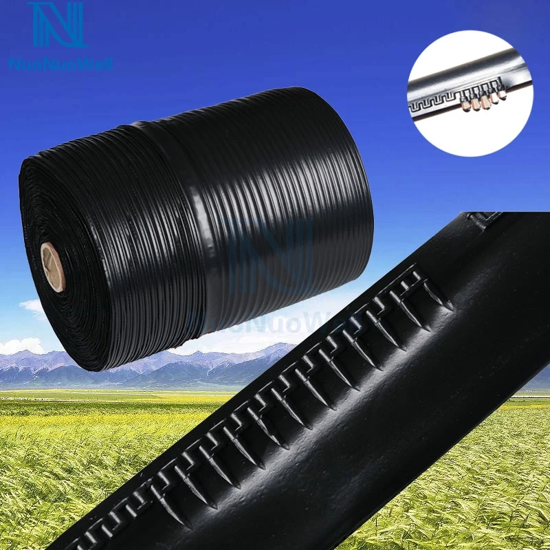 NuoNuoWell Micro Drip Irrigation System 16mm Drip Line Soaker Hose Garden Watering Emitter Tubing 15CM Space