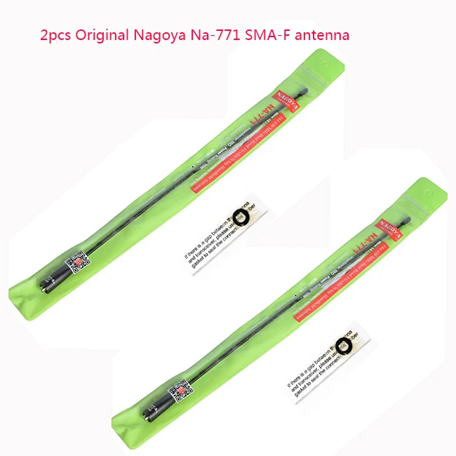 

1 pair Original Nagoya NA-771 NA 771 long range antenna for Baofeng UV-5R GT-3 Yaesu Vertex SMA-Female Walkie Talkie Amplifying