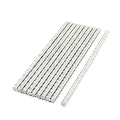 

10 Pcs High Speed Steel Round Turning Lathe Bars 4mm x 100mm