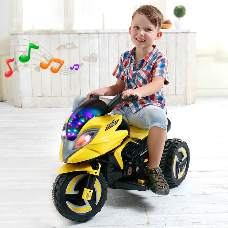 

Children's Electric Scooter Baby Rechargeable Three-wheeled Electric Toy Car Kids Ride on Tricycle Boy Toy Cool Collectible Cars