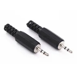 10Pcs 2.5MM Stereo Audio Plug 2.5 Dual Encoding Audio Plug 2.5mm Stereo Plug