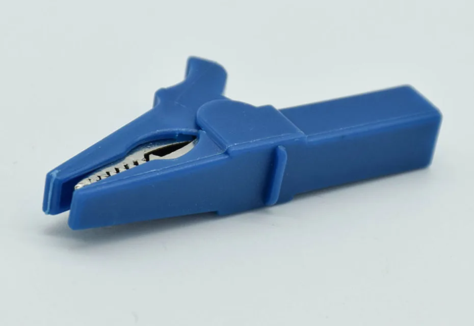 Batterietestclip, 55 mm, HV-Krokodilklemme für Bananenstecker, 4 mm Multimeterstift, Kabelsonden, Krokodilklemme, 6 Farben sind verfügbar – Detail 3