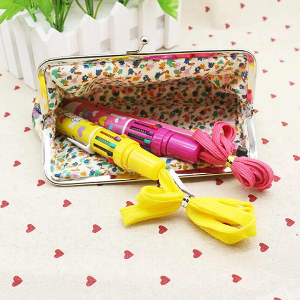 Nova bolsa de moedas feminina algodão bordado flor bolsa ferrolho carteira saco de dinheiro carteira sentierшеleichк ж misce onder bolsa feminina