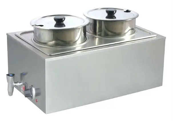 Calentador eléctrico de comida PKLH-165AT-4 Bain Marie, máquina de buffet de acero inoxidable para restaurante y hotel, venta al por mayor