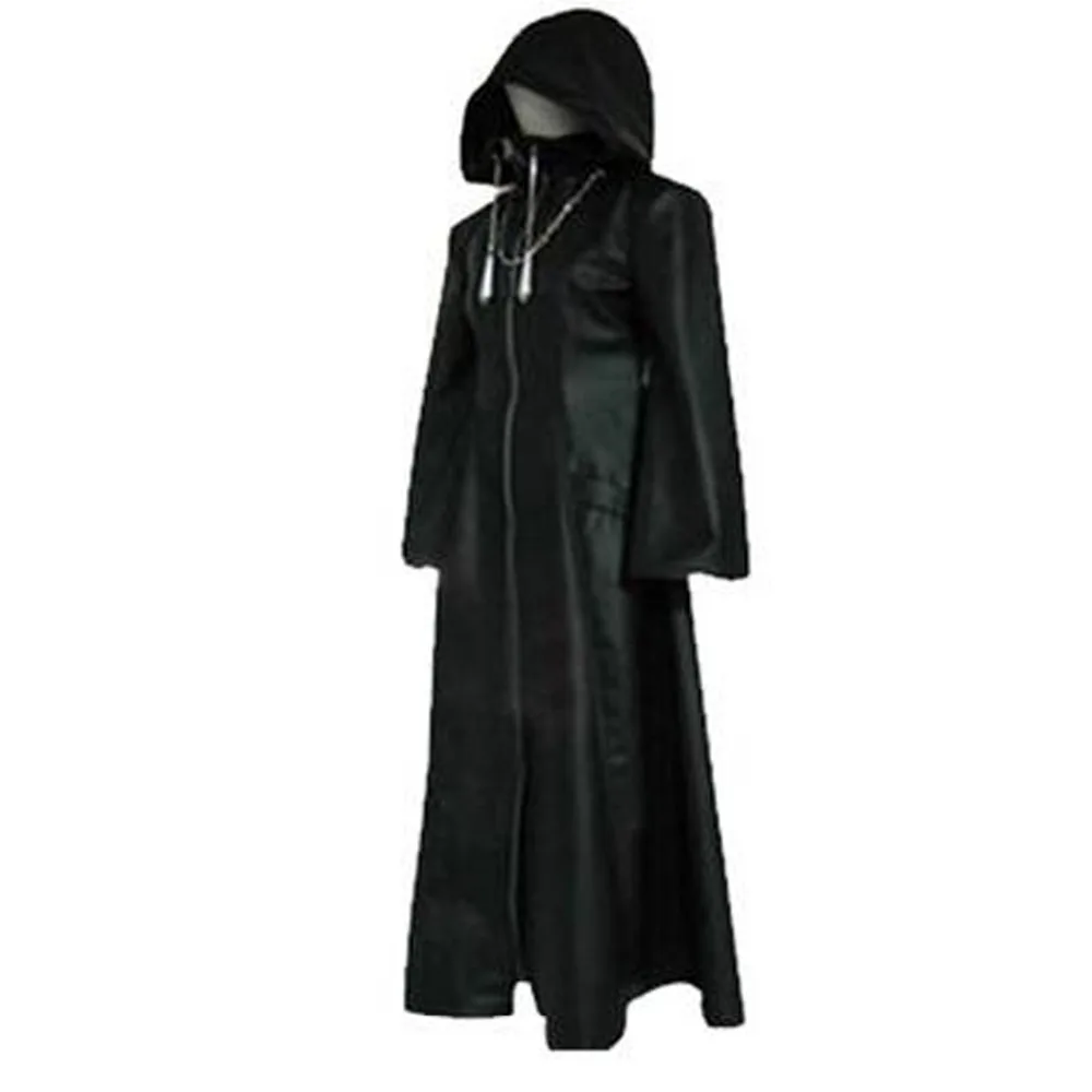 2017 Kingdom Hearts Cosplay Roxas Cosplay Costume Faux Leather Cloak