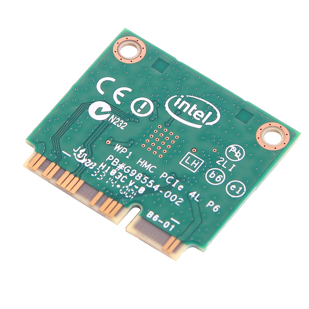 Dual Band Mini PCI-e Wifi 3160HMW 802.11ac Wireless Bluetooth Laptop Card 2.4ghz 5Ghz For Intel 3160 Wireless-AC Wlan + BT 4.0