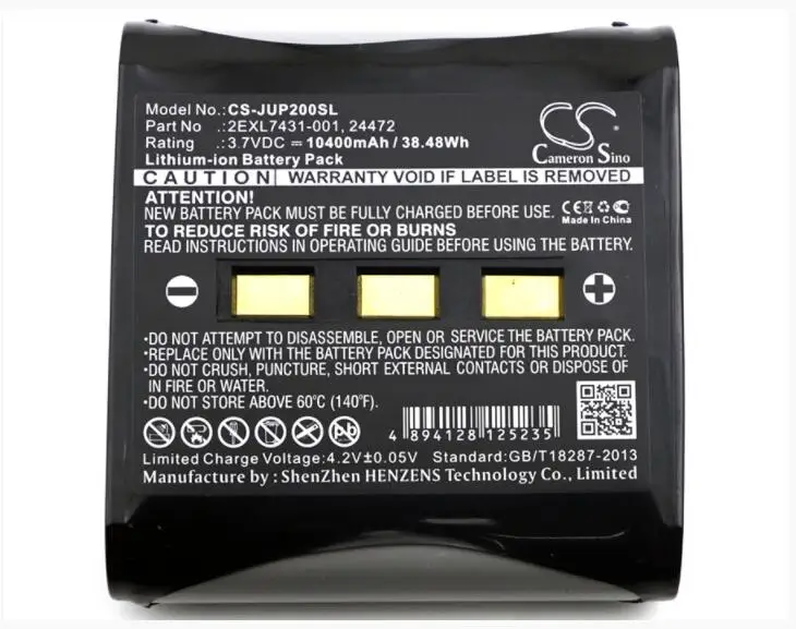 Cameron Sino 10400mAh battery for JUNIPER Allegro 2 Archer 2 Carlson  Mini 2 Surveyor 2 Systems AG2 AR2 24472