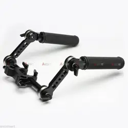 Adjustable ARRI Type Rosette Handle Grip Set fr 15mm Rod System DSLR Rig Film Video Mirrorless 4K Camera Armor Cage DIY Part