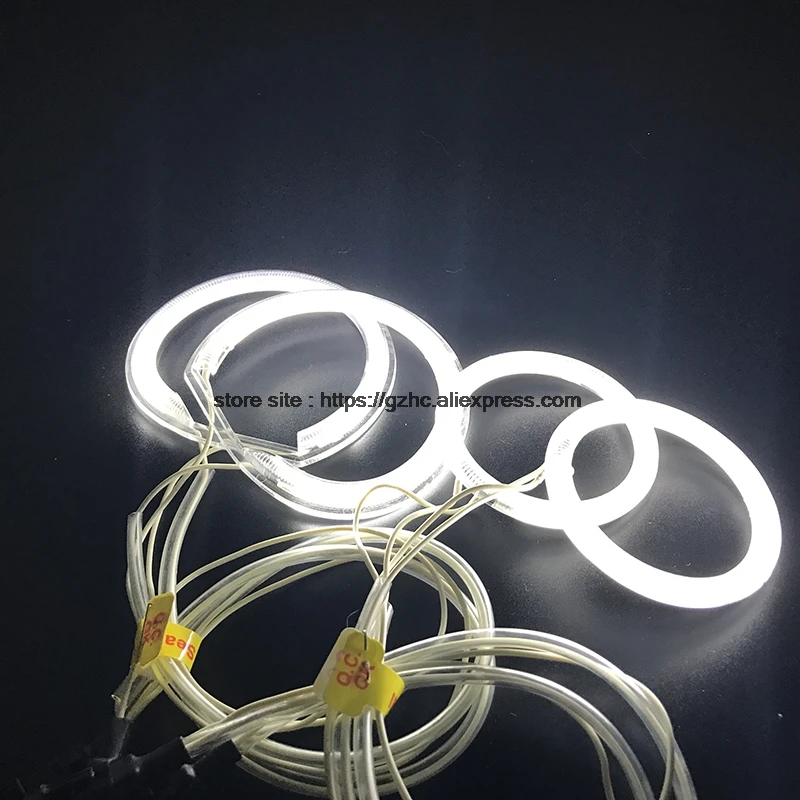 HochiTech For Mazda 6 Mazdaspeed6 Ultra Bright Day Light DRL CCFL Angel Eyes Demon Eyes Kit Warm White  Ring Car-styling