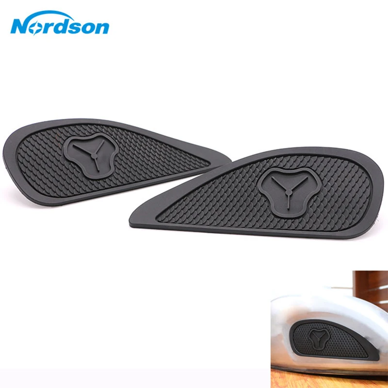 

Nordson Ретро мотоцикл газовый топливный бак резиновые наклейки Pad протектор оболочка наколенник протектор для Yamaha Honda Suzuki Kawasaki