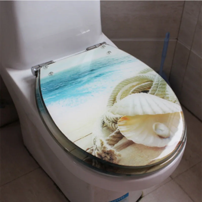 Resin toilet cover universal toilet cover cover screw household color toilet cover U-shaped V-style old-fashioned thickening