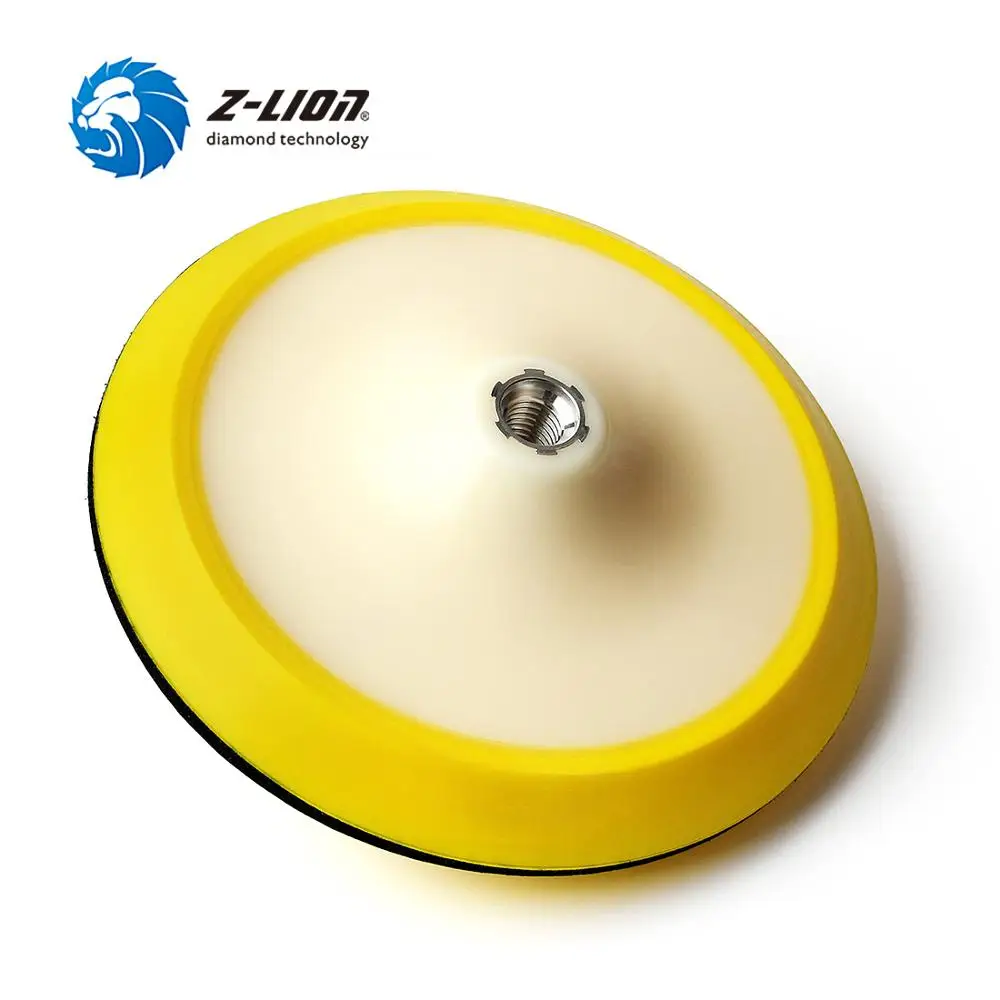 Z-LION 6 Inch /7 Inch Plastic Backing Pad Car Wax Sanding Disc Backing Holder For Angle Grinder M14 5/8-11 Connector Joint