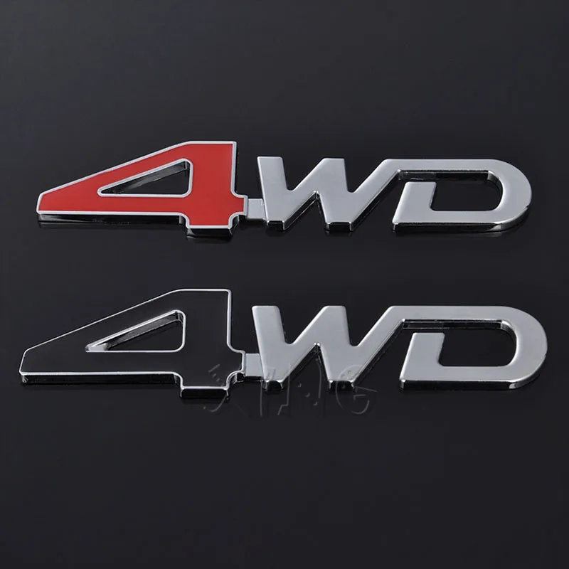 Car Sticker Emblem Auto Badge Decal For 4WD BMW Audi Ford VW Nissan Toyota Rav4 Honda Range Rover Jeep Off Road 4x4 Car Styling