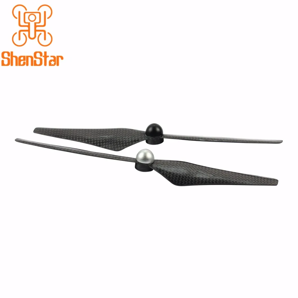 مروحة ذاتية الشد من ألياف الكربون بغطاء لولبي ، قفل ذاتي لـ DJI Phantom 1 ، 2 ، 3 ، 4 أزواج ، قطع غيار الطائرة