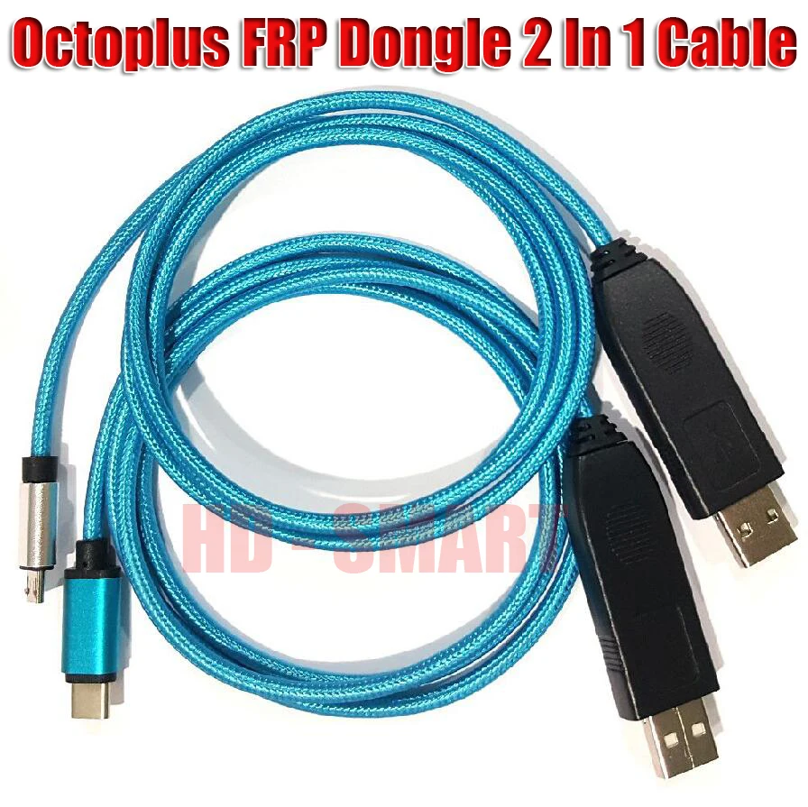 Octoplus FRP Tool UART cable 2 in 1 set ( Micro + type C cable ) for octoplus FRP dongle / eft dongle ,,CHIMERA DONGLE