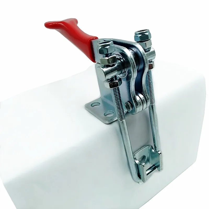 1pcs Galvanized Hand Tool Latch type fixed pin Adjustable Hasp Fastener, Vertical Quick Clamp Toggle Latch, Catch Hasps Trailer