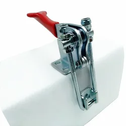 1pcs Galvanized Hand Tool Latch type fixed pin Adjustable Hasp Fastener, Vertical Quick Clamp Toggle Latch, Catch Hasps Trailer