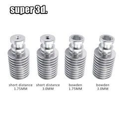 3D Printer V5 J-head Extruder Radiator  For Remote All-Metal Long / Short Distance Heat Sink Pipe For 1.75mm / 3.00mm  V5 hotend