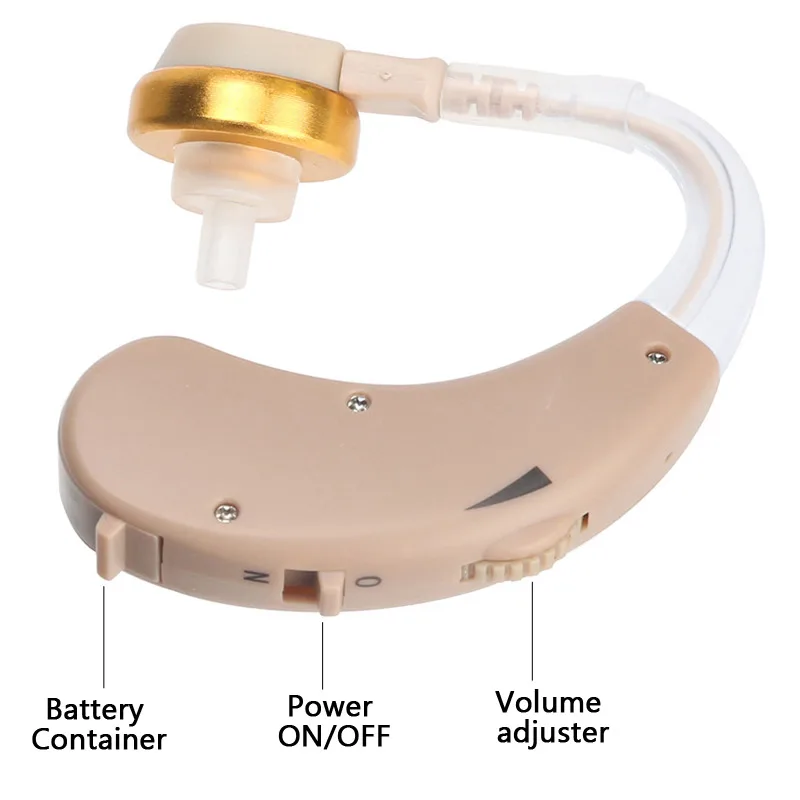 Hearing Aid Convenient AXON V-163 Sound Voice Amplifier Hearing Aids Behind The Ear for The Elderly