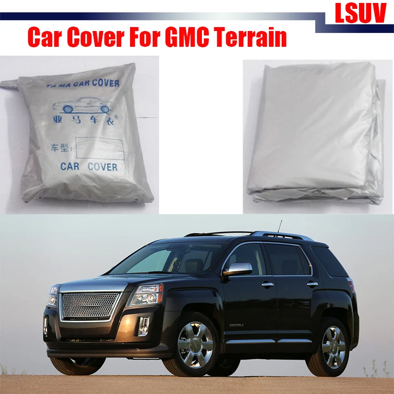 Cawanerl Car Cover Outdoor Anti UV Snow Sun Rain Resistant Protection Dustproof Cover For GMC Terrain