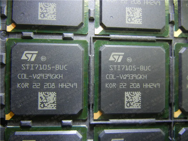 

STI7105-BUC STI7105BUC BGA STI7105BUC или STI7105BUD В наличии новые и оригинальные 10 шт./лот