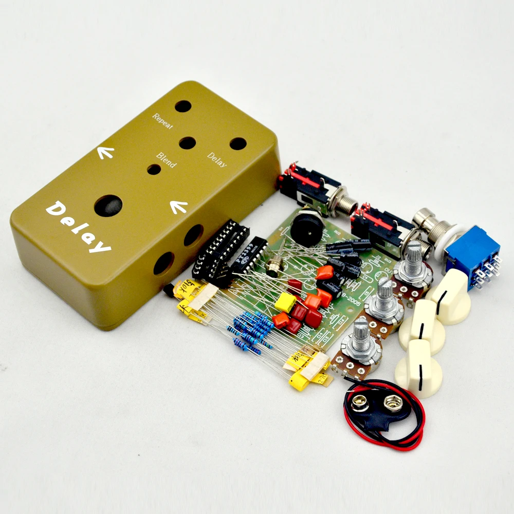 

Make Your Own delay Effect Pedal Kits true bypass -1590B aluminum stomp box Enclosure